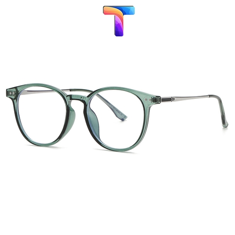 Kính chống ánh sáng xanh tròn nam nữ 30167