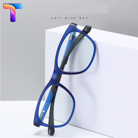 Kính chống ánh sáng xanh vuông nam nữ TR2310