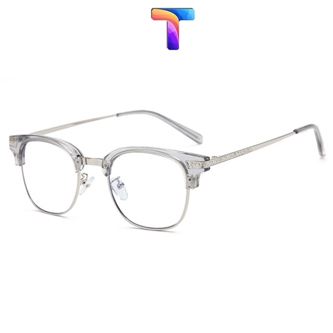 Kính chống ánh sáng xanh vuông nam nữ 820 ClubMaster