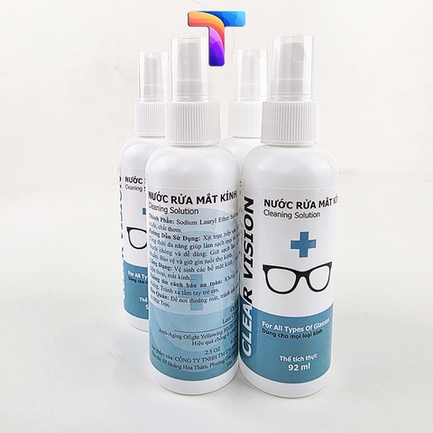 [ Tăng 50% thể tích - giá không đổi ] Nước lau mắt kính, phụ kiện dạng xịt