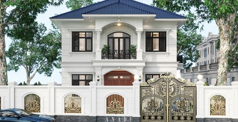 THIẾT KẾ BIỆT THỰ CHÚ THIỆU - CHƯƠNG MỸ