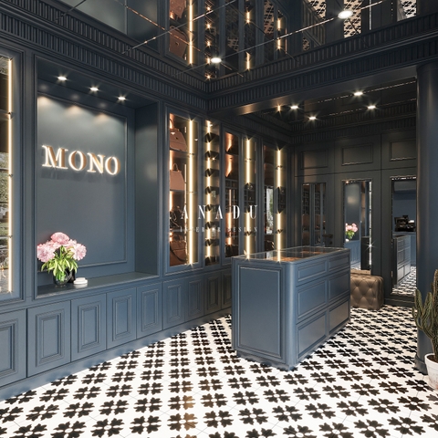 THIẾT KẾ NỘI THẤT MONO STORE