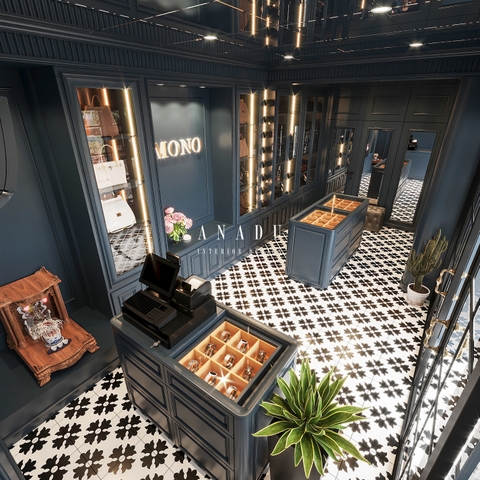 THIẾT KẾ NỘI THẤT MONO STORE