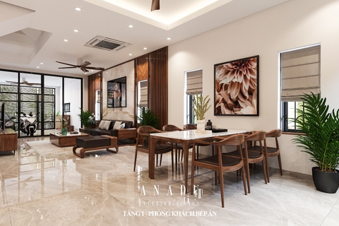 THIẾT KẾ NỘI THẤT LIỀN KỀ LINH ĐÀM