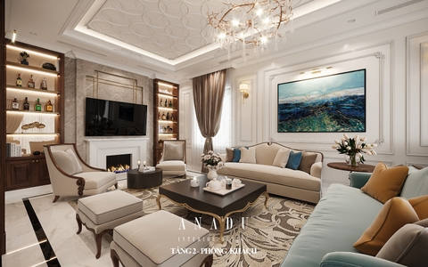 THIẾT KẾ NỘI THẤT BIỆT THỰ MỸ ĐÌNH 1