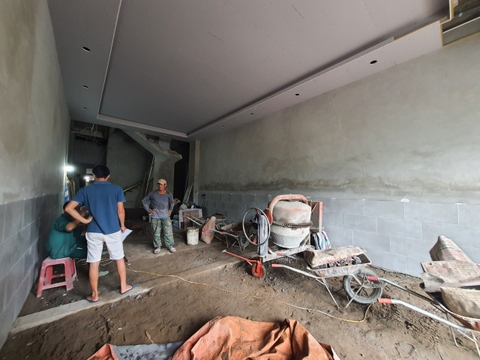 CẬP NHẬT TIẾN ĐỘ THI CÔNG NHÀ PHỐ XUÂN ĐỈNH