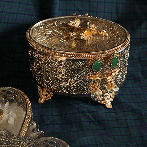 Hộp kính ren hình chữ nhật phong cách Hàn Quốc - M