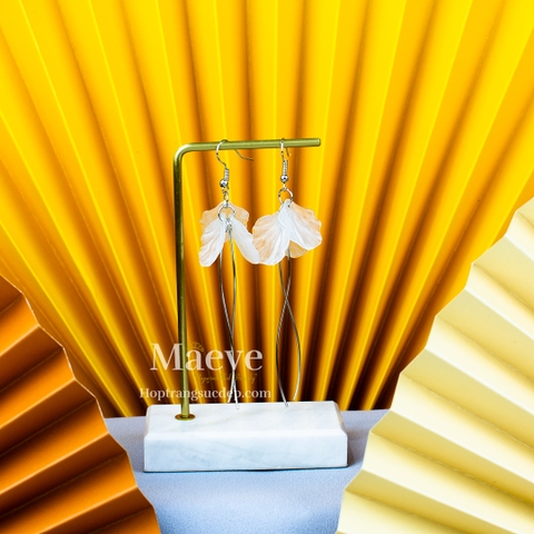 Giá treo chữ L đế cẩm thạch - trắng