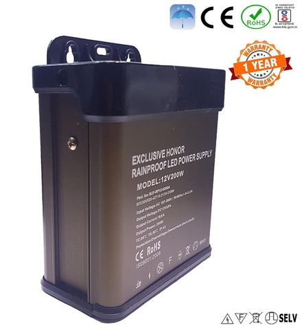 Nguồn Chống Nước EX 12V16.6A (200W) Dòng EX Cao Cấp