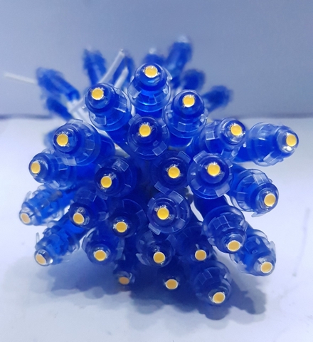 Led đúc F5/9mm 5V nhựa trong màu vàng