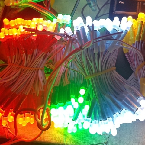 Led ruồi liền dây IPY 5V màu xanh lá