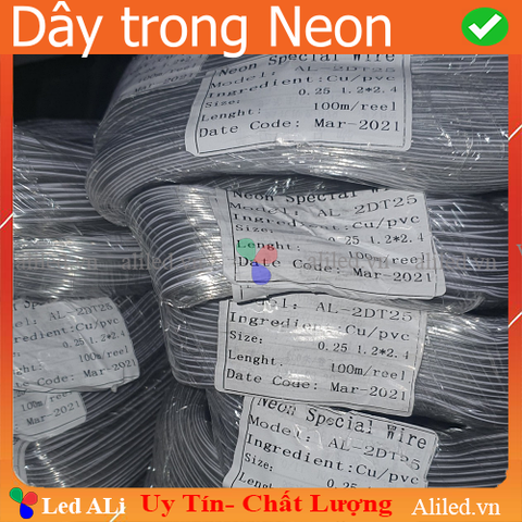 Dây điện trong suốt cho LED Neon Led Nội Thất