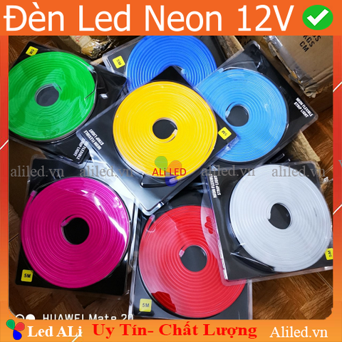 Cuộn 5m LED Neon màu xanh lá