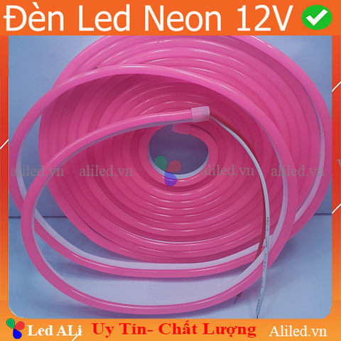 Led Neon cuộn  5m màu tím