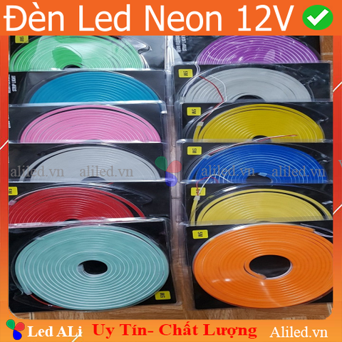 Cuộn 5m LED Neon màu xanh dương