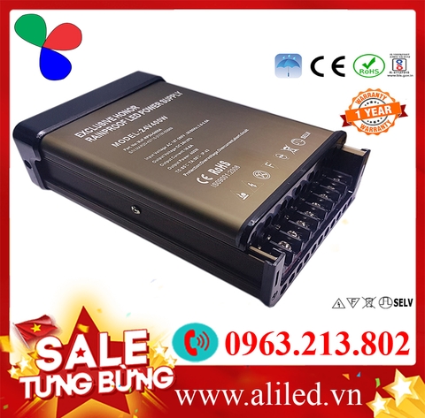 Nguồn chống nước 24V16.6a - 400W dòng EX cao cấp