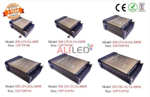 Nguồn Chống Nước 12V25A (300W) Dòng EX Cao Cấp