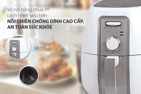 Những chú ý lần đầu sử dụng nồi chiên không dầu đúng cách