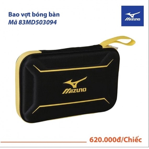 Bao đựng vợt chính hãng Mizuno dạng hộp cứng (Đen vàng)