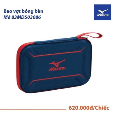 Bao đựng vợt chính hãng Mizuno dạng hộp cứng (xanh đỏ)