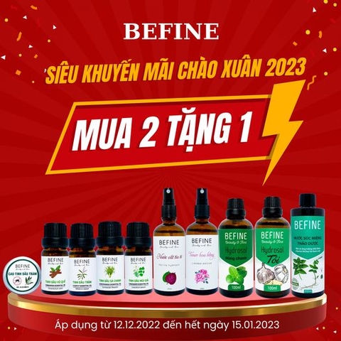 MUA 2 TẶNG 1 - SIÊU KHUYẾN MÃI CHÀO XUÂN 2023