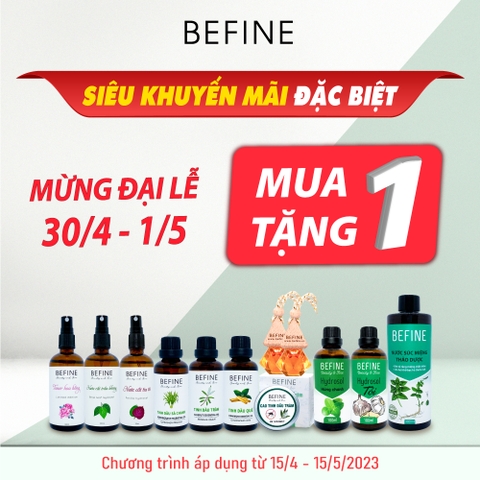 Siêu khuyến mãi mua 1 tặng 1 mưng đại lễ 30/4-1/5