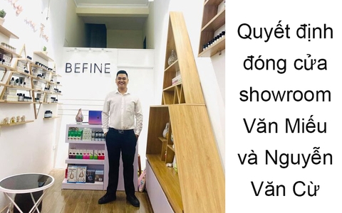 Sự chuyển mình lịch sử -  Befine quyết định đóng cửa showroom tại Văn Miếu và Nguyễn Văn Cừ