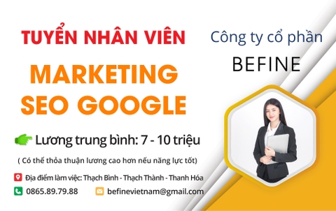 03. TUYỂN NHÂN VIÊN MARKETING SEO GOOGLE