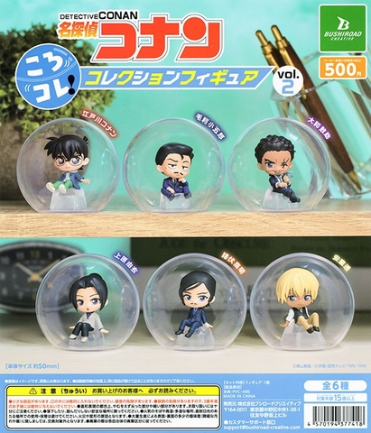 Đồ chơi trứng gacha gashapon mô hình Conan vol 02 T6/2025