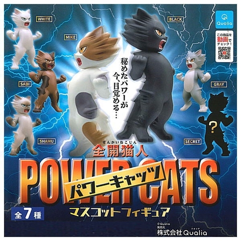 ĐỒ CHƠI gacha gashapon MÔ HÌNH POWER CATS DEC21