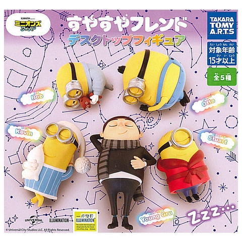 ĐỒ CHƠI gacha gashapon MINIONS DESKTOP FIGURE JAN22