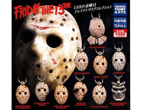 Đồ chơi BỘ SƯU TẬP BỐC TRỨNG MÓC KHÓA NHÂN VẬT 13th FRIDAY JASONMASK 4904790874123 AUG19