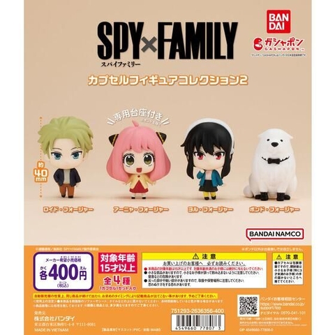 Đồ chơi gacha gashapon mô hình Spy X Family vol 2 Mar 23