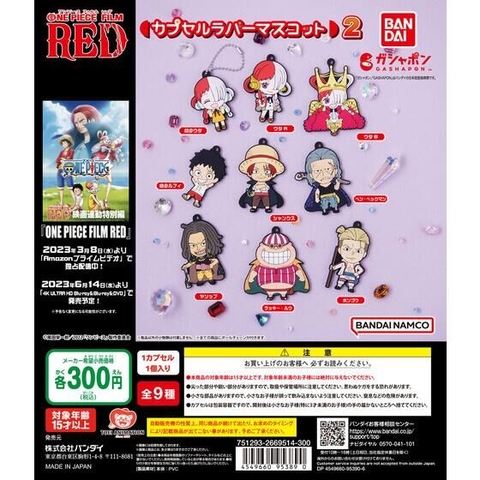 Đồ chơi gacha gashapon móc khoá ONE PIECE FILM RED May 23