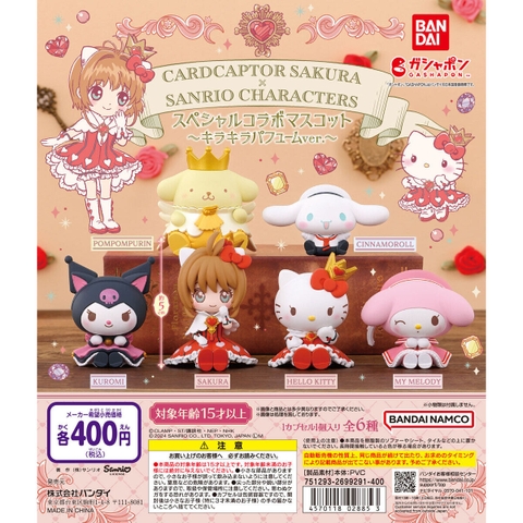 Đồ chơi trứng gacha gashapon mô hình Cardcaptor Sakura x Sanrio T10/2024