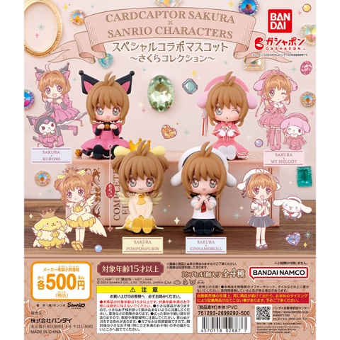 Đồ chơi gacha gashapon mô hình Sakura & Sanrio T6/2024