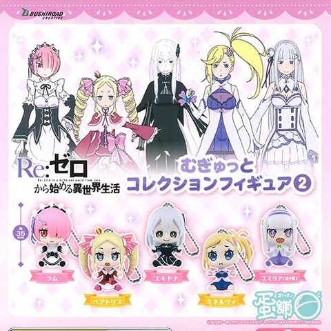 ĐỒ CHƠI gacha gashapon REZERO COLLECTION FIGURE 02