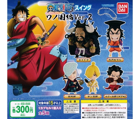 Đồ chơi gacha gashapon ONEPIECE SWING MASCOT VER2 APRIL20