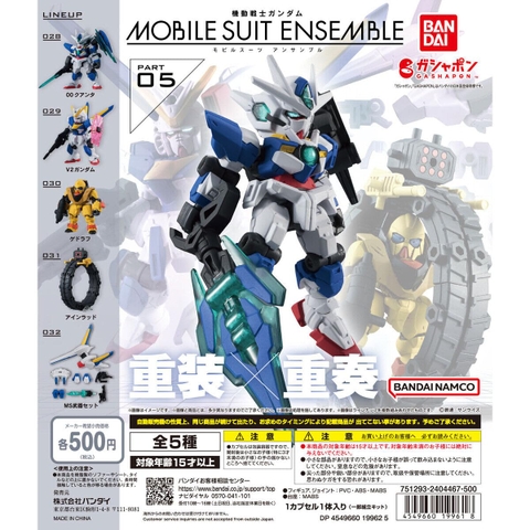 Đồ chơi gacha gashapon mô hình MOBILE SUIT ENSEMBLE　05 November 23