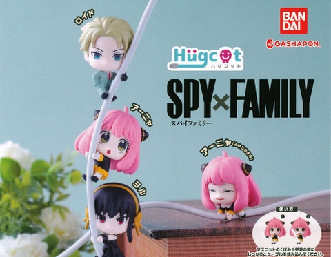 Đồ chơi gacha gashapon mô hình ôm cáp Spy X Family Jan 23