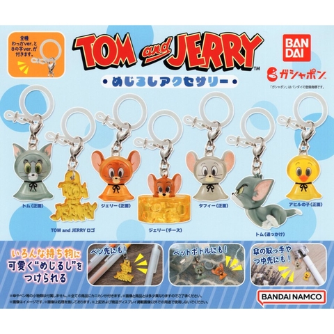 Đồ chơi gacha gashapon móc khoá TOM AND JERRY Oct22