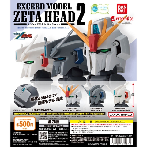 Đồ chơi gacha gashapon mô hình EXCEED MODEL Zeta Head 2 May 23