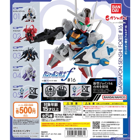 Đồ chơi gacha gashapon mô hình Gundam Warrior Forte 16 Mar 23