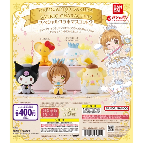 Đồ chơi gacha gashapon mô hình Sakura Sanrio vol 02 November 23