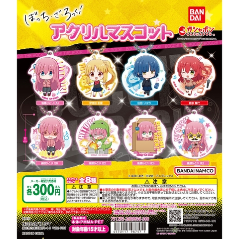 Đồ chơi gacha gashapon móc khoá Acrylic Bocchi Za Roku November 23