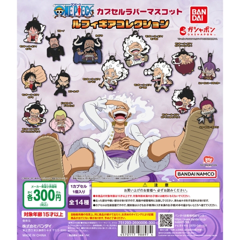 Đồ chơi gacha gashapon móc khoá One Piece T6/2024