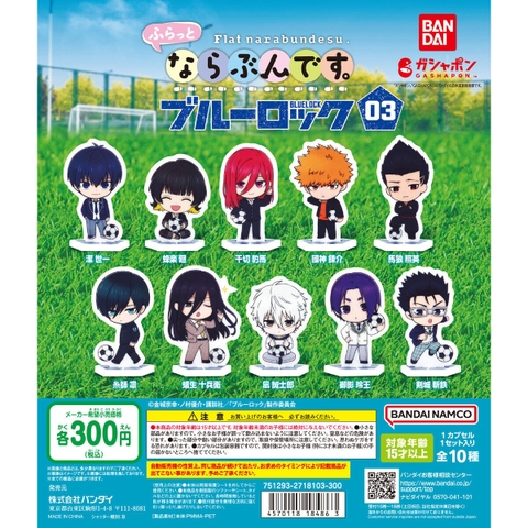 Đồ chơi trứng gacha gashapon Standee BlueLock vol 03 T10/2024
