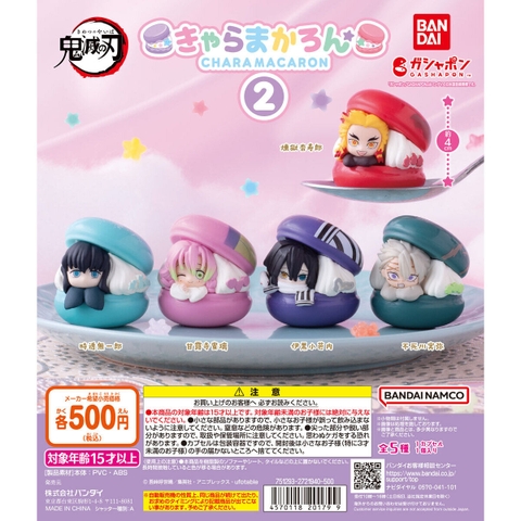 Đồ chơi trứng gacha gashapon mô hình Kimetsu Charamacaron vol 02 T10/2024