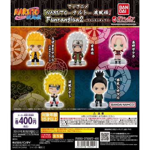 Đồ chơi gacha gashapon mô hình Naruto Shippuden Funrangiua02 T6/2024