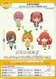 Đồ chơi gacha gashapon mô hình Gotoubun Rich vol 1 Jan 23